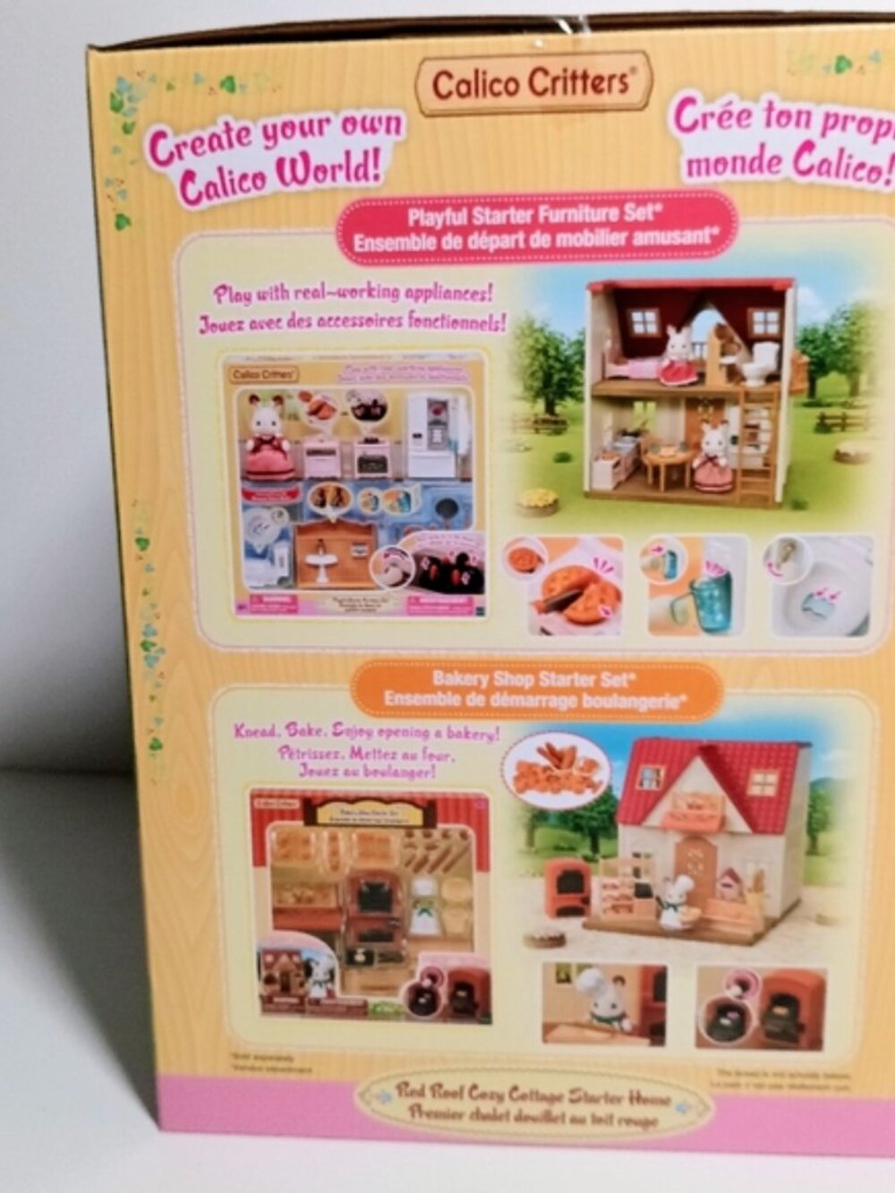Calico Critters Red Roof Cozy Cottage Starter Home Dollhouse with Rabbit - Picture 5 of 8